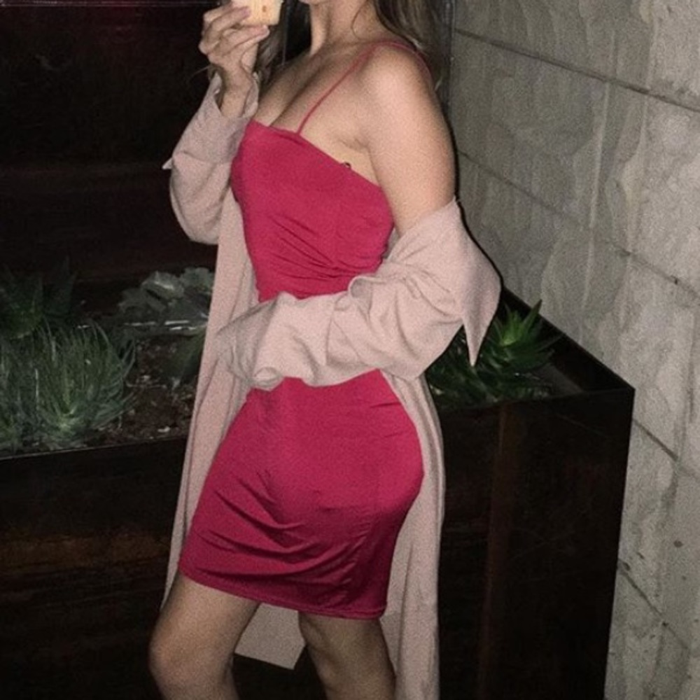 Red hot mini dress